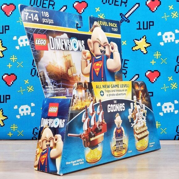 LEGO Dimensions The Goonies Level Pack #71267 2017 Sloth Minifigure Pirate Ship - Picture 2 of 12